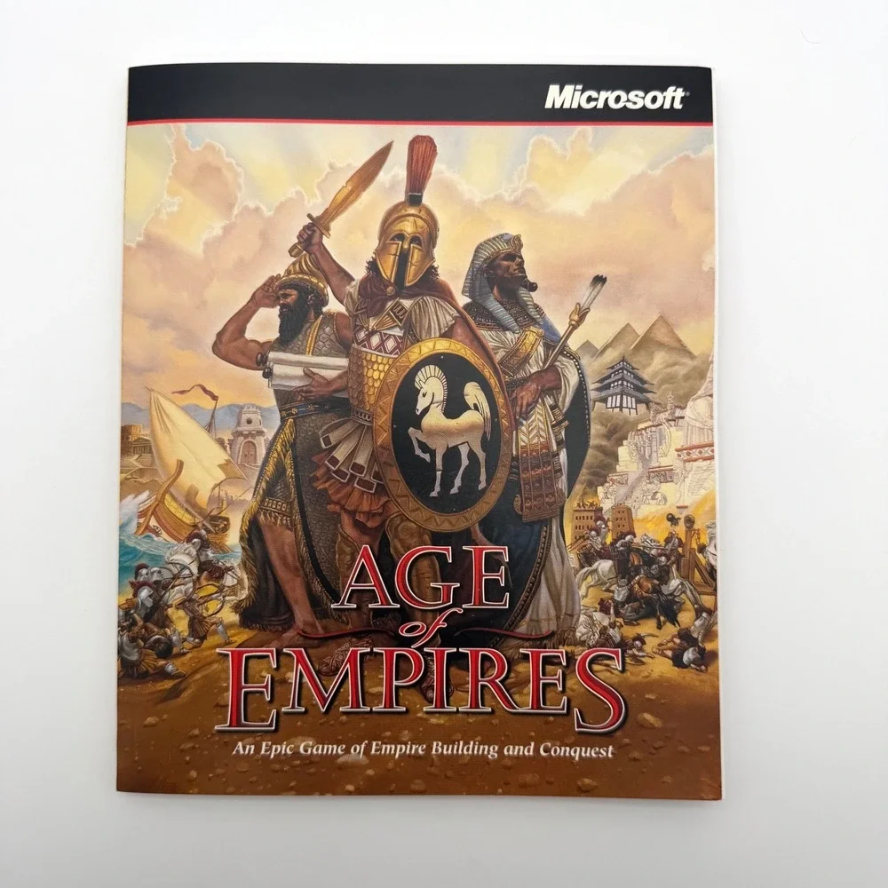 Age of Empires PC CD-ROM Big Box 1st Edition CIB Windows 95 Vintage Game